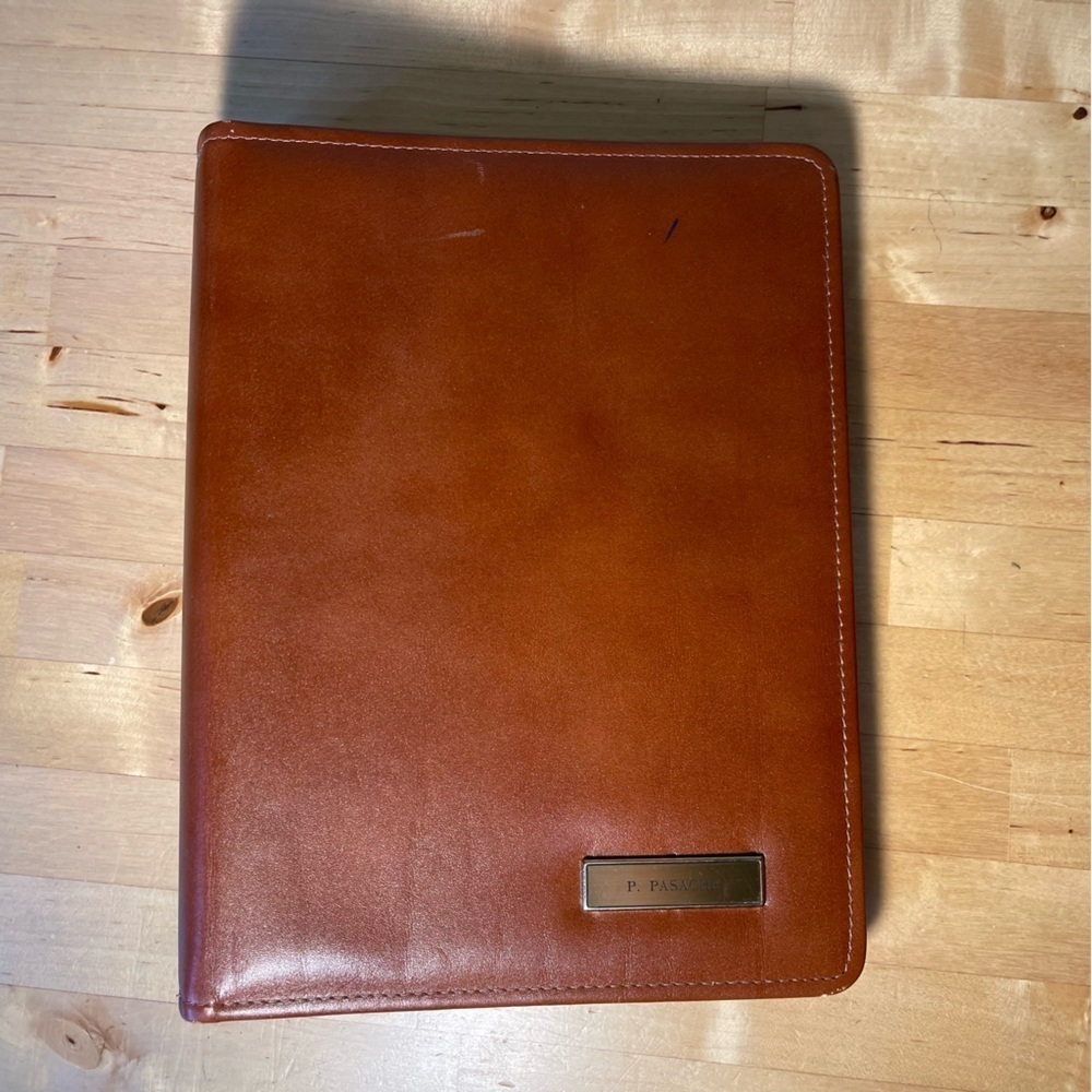 Vintage Day-Timer Western Coach Planner Binder 1989 Made in Canada Organizer